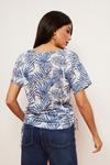 Wallis Blue Palm Side Cinch T Shirt thumbnail 3