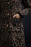 Wallis Petite Leopard Zip Detail Coat thumbnail 5