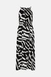 Wallis Mono Stripe Patchwork Halter Neck Dress thumbnail 5