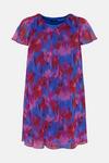 Wallis Curve Blurred Floral Split Front Dress thumbnail 5