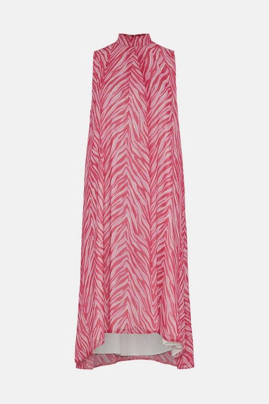 Wallis Pink Zebra Midi Dress 5