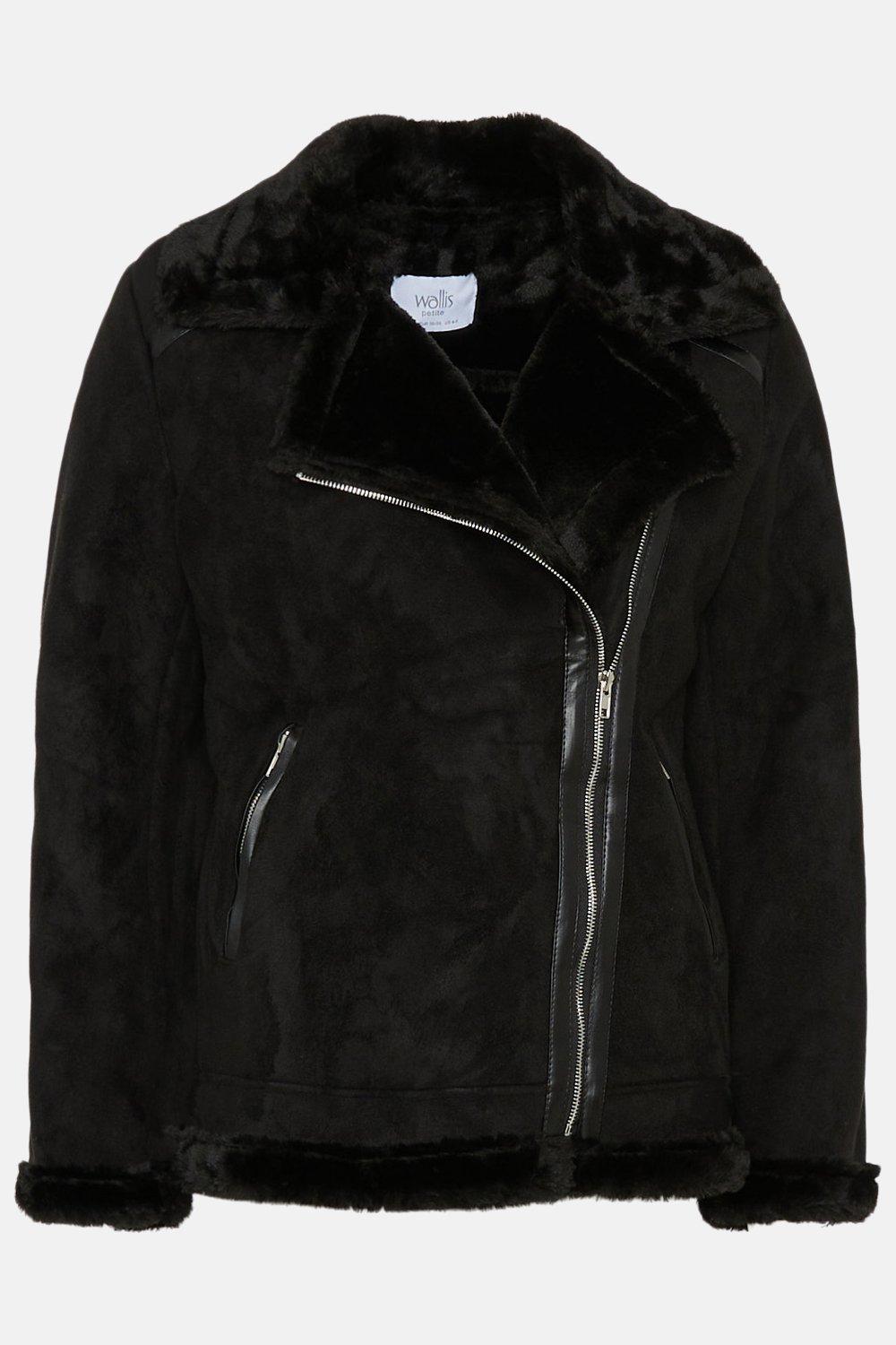 Wallis faux fur on sale jacket