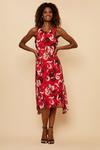 Wallis Red Graphic Fit And Flare Dress thumbnail 2