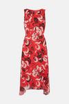 Wallis Red Graphic Fit And Flare Dress thumbnail 5