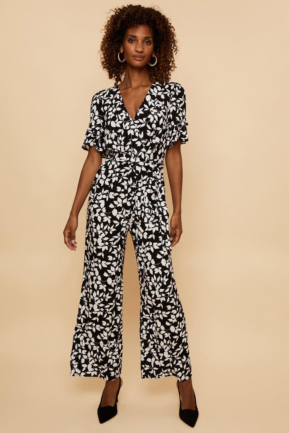 Wallis animal print store jumpsuit