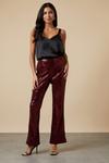 Wallis Red Sequin Bootcut Trousers thumbnail 1