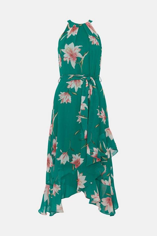 Wallis Green Floral Layered Fit & Flare Dress 5