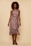 Wallis Pink Paisley Layered Fit & Flare Dress thumbnail 2