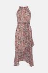 Wallis Pink Paisley Layered Fit & Flare Dress thumbnail 5