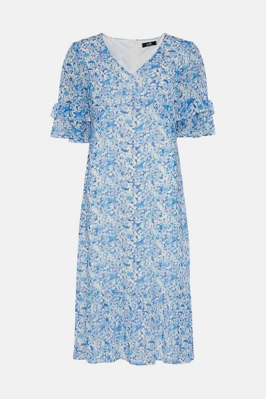 Wallis Petite Blue Floral Tea Dress 5