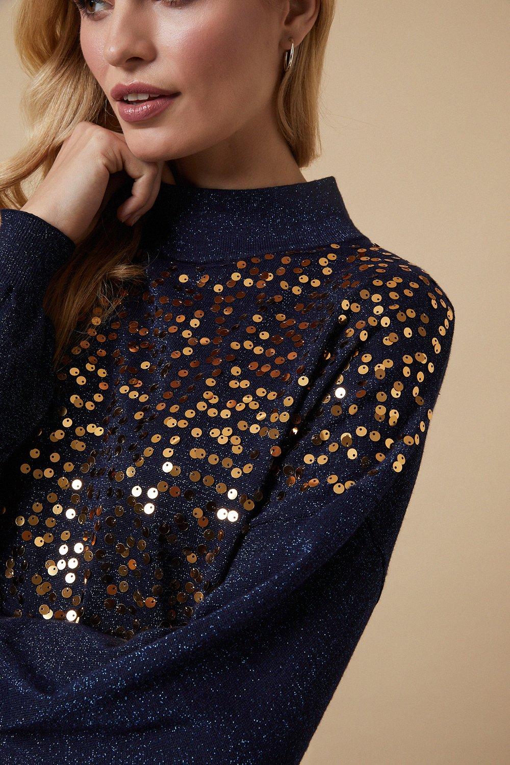 Navy on sale sparkle jumper