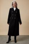 Wallis Tall Double Breasted Faux Wool Coat thumbnail 1