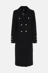 Wallis Tall Double Breasted Faux Wool Coat thumbnail 5