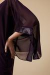 Wallis Tall Sequin Cold Shoulder Overlayer Dress thumbnail 6