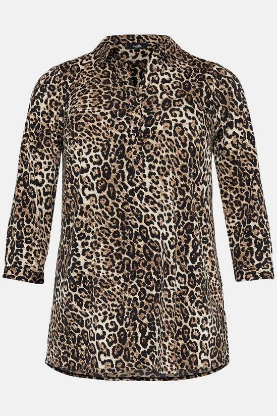 Wallis Curve Leopard Jersey Shirt 5