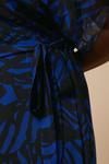Wallis Curve Black Front Wrap Midi Dress thumbnail 6