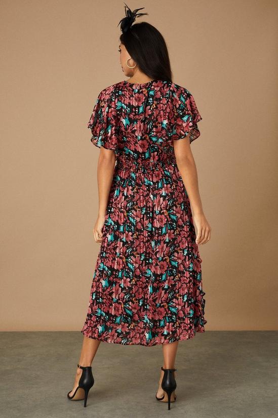 Wallis Floral Ruffle Midi Dress 3