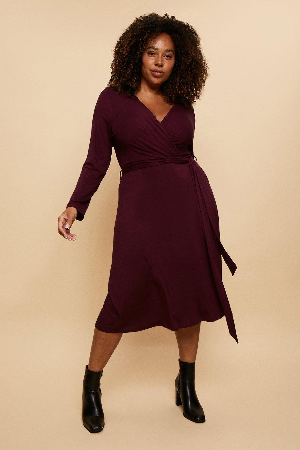 Jersey wrap dress outlet uk