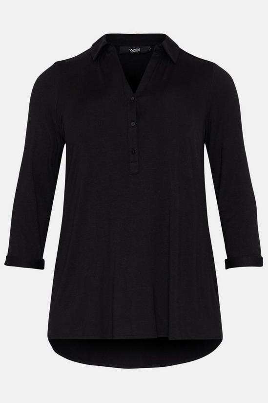 Wallis Curve Black Jersey Shirt 5