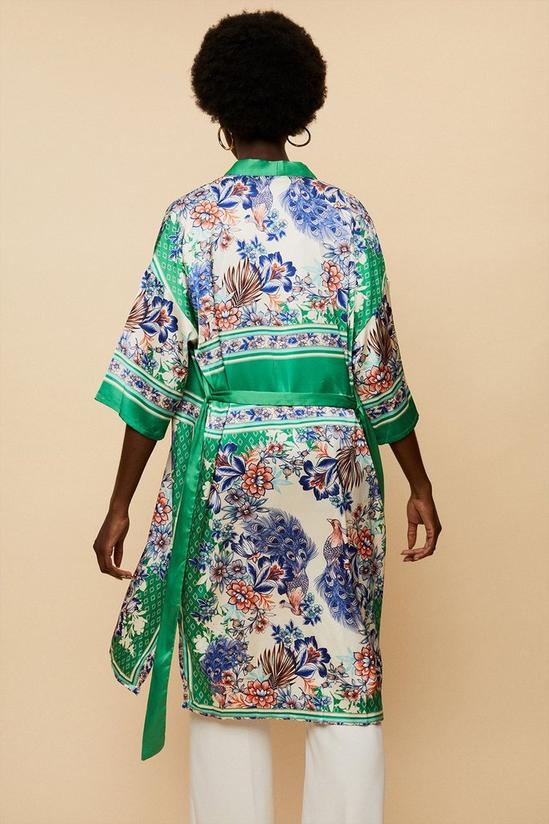 Wallis Scarf Print Belted Kimono 3