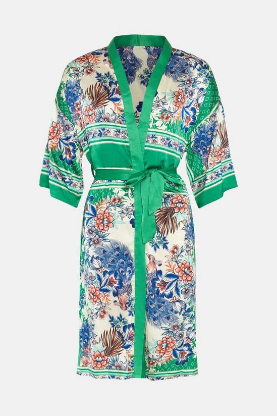 Wallis Scarf Print Belted Kimono 5