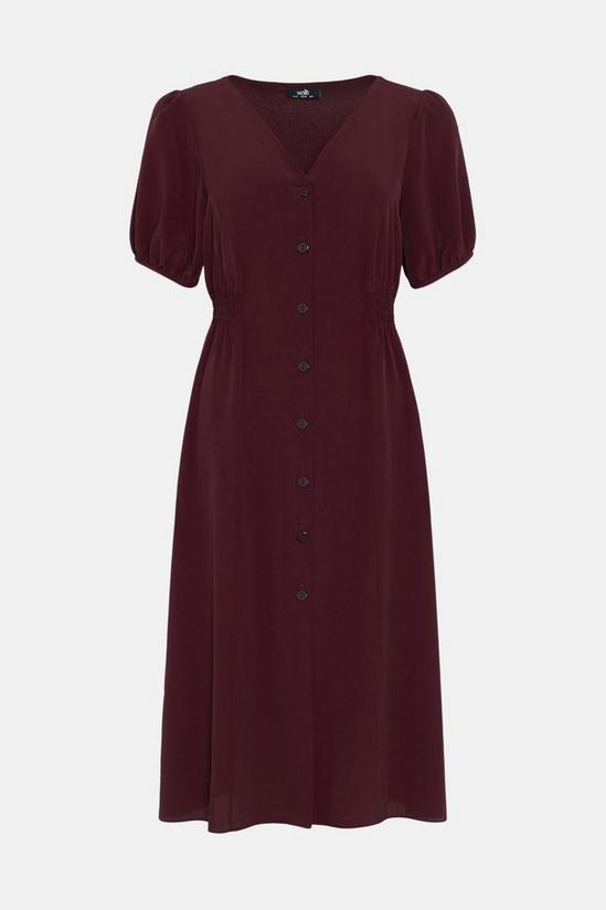 Wallis Berry Woven Midi Dress 5