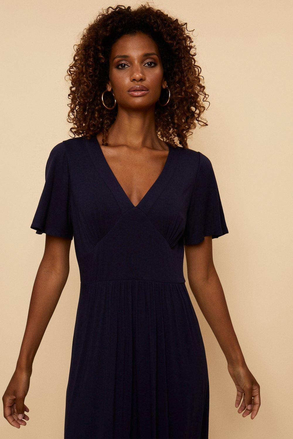 Navy discount jersey dress