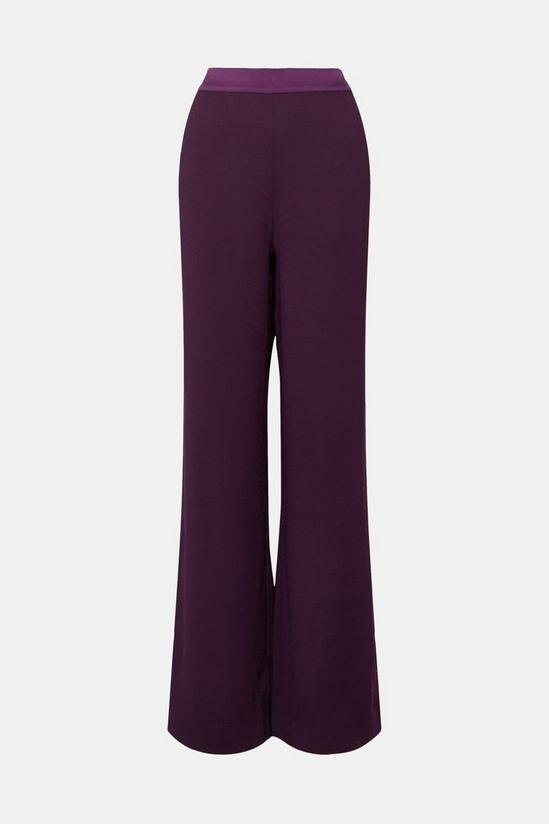 Wallis Satin Crepe Elasticated Waist Suit Trousers 5