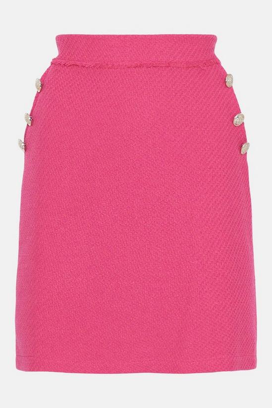 Wallis Pink Boucle Skirt 5
