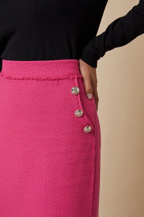 Wallis Pink Boucle Skirt 6
