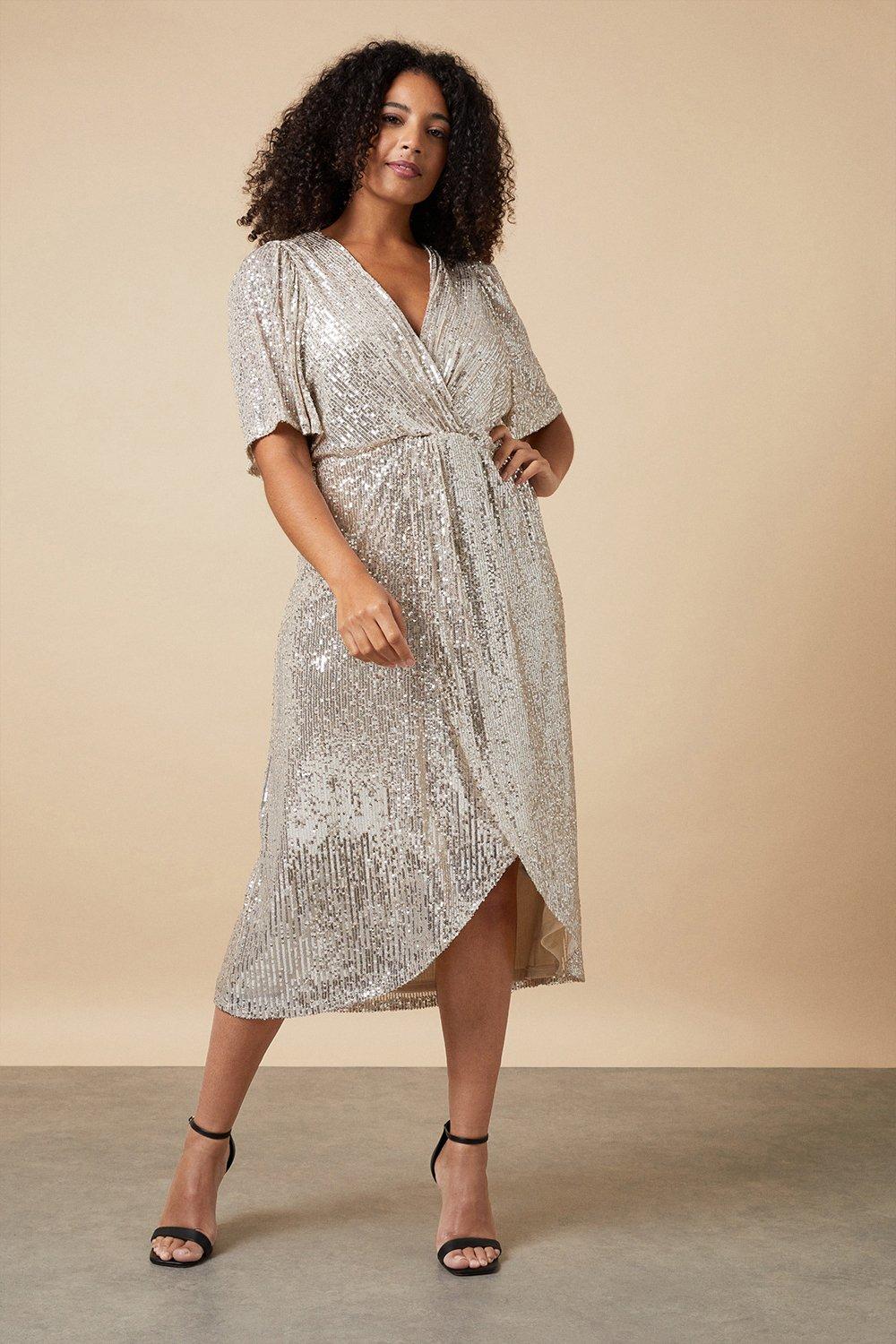 Wallis sparkly sale dress