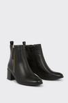 Wallis Apricot Stack Heel Ankle Boots thumbnail 3