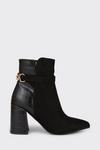 Wallis Wide Fit Angel Buckle Detail Heeled Ankle Boots thumbnail 2