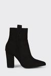 Wallis Wide Angelique Side Tab Detail Heeled Ankle Boots thumbnail 2