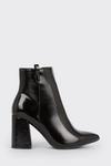 Wallis Wide Aura Pointed Block Heeled Ankle Boots thumbnail 2