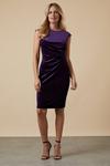 Wallis Petite Purple Velvet Dress thumbnail 2