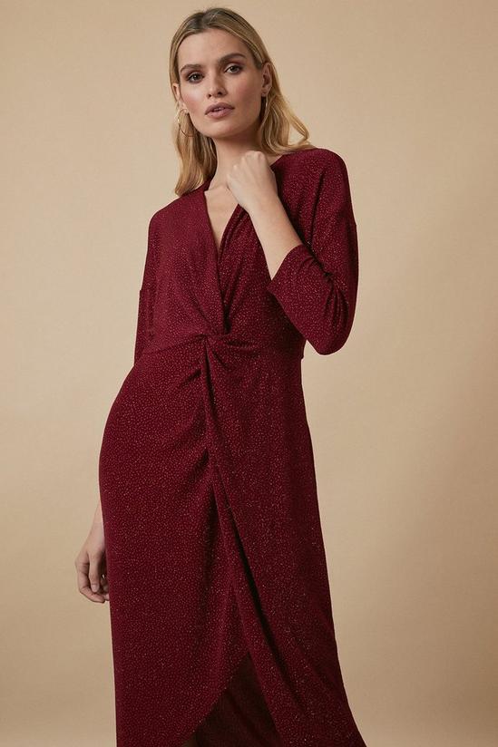 Wallis Red Knot Front Dress 2