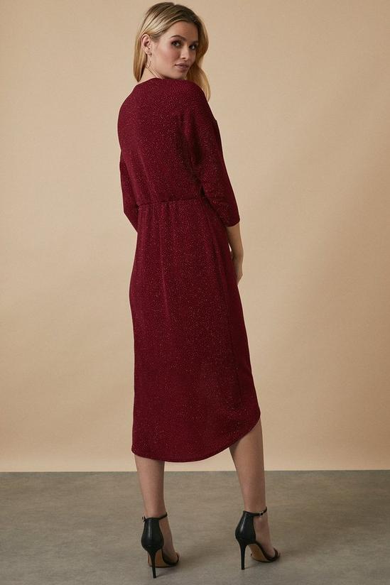 Wallis Red Knot Front Dress 3