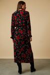 Wallis Tall Red Floral Wrap Midi Dress thumbnail 3