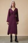 Wallis Berry Jersey Gathered Waist Dress thumbnail 1