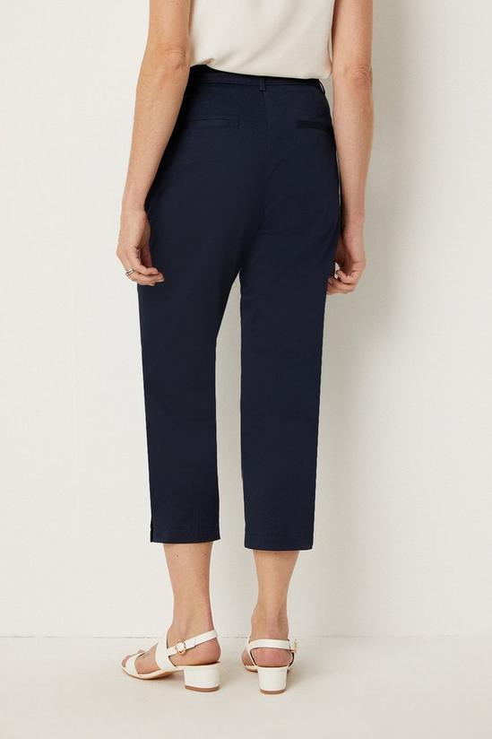 Wallis Side Zip Stretch Crop Trousers 3