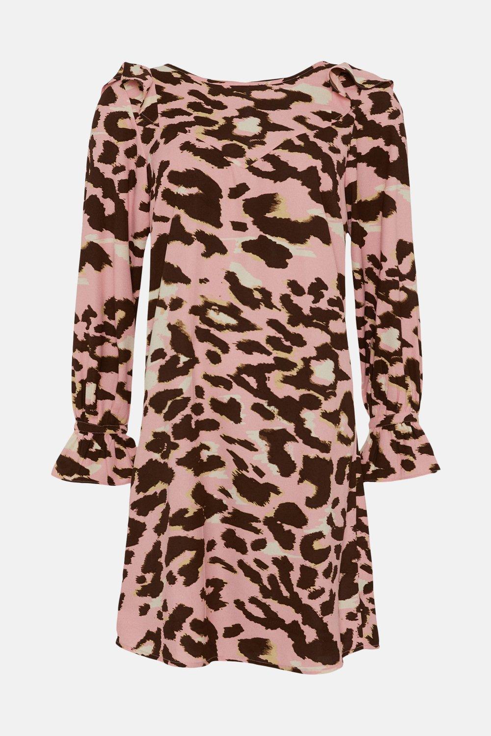 Leopard print dress outlet wallis