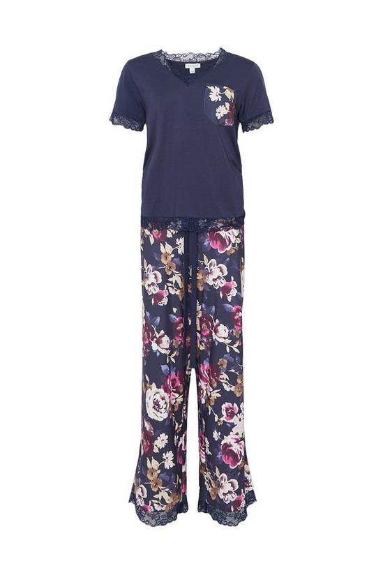 Wallis Floral Jersey Pyjama Set 5
