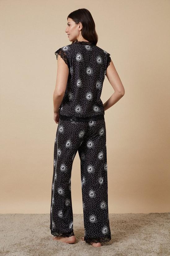 Wallis Heart Print Jersey Pyjamas 3