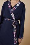 Wallis Floral Trim Jersey Dressing Gown thumbnail 4