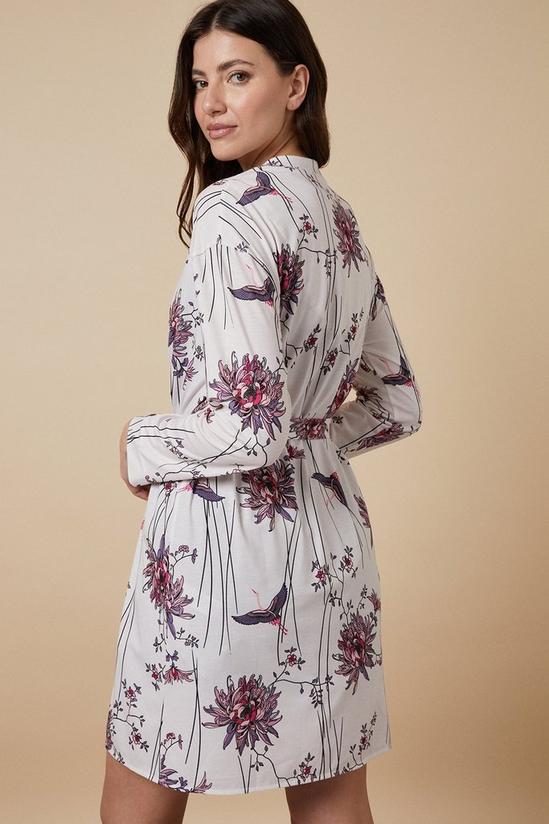 Wallis Floral Jersey Dressing Gown 3