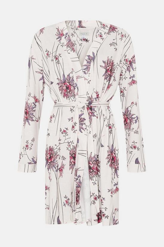 Wallis Floral Jersey Dressing Gown 5