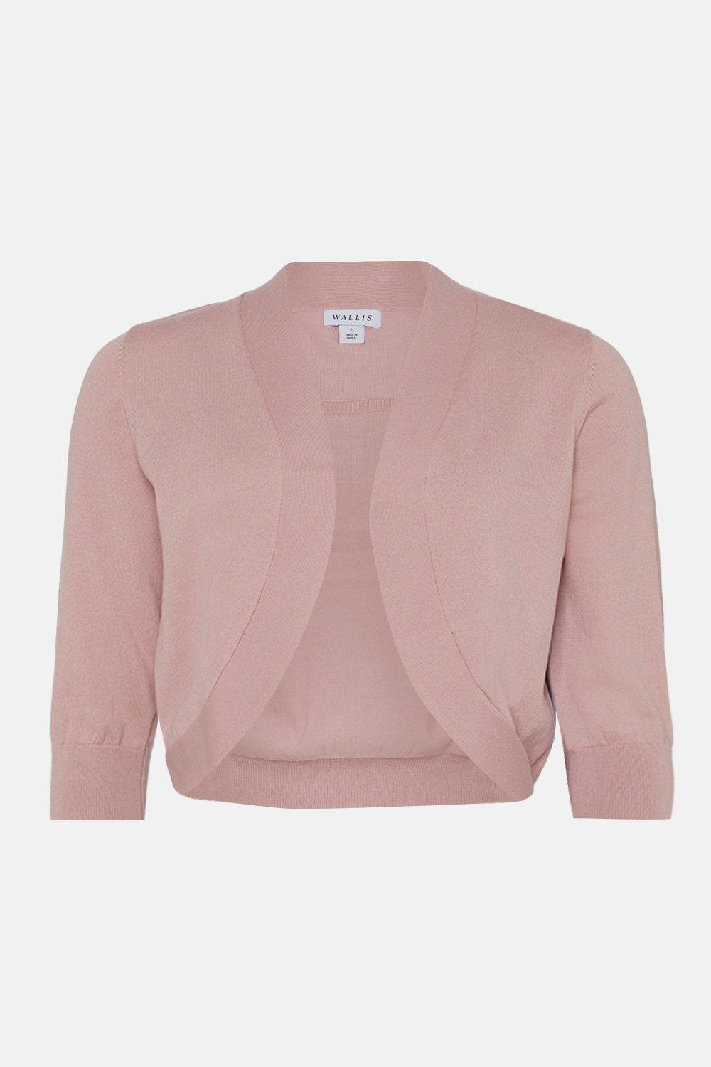 Pink bolero outlet cardigan