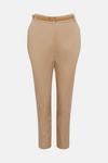 Wallis Petite Stretch Cigarette Belted Trousers thumbnail 5