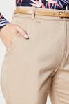 Wallis Stretch Cigarette Belted Trousers thumbnail 4